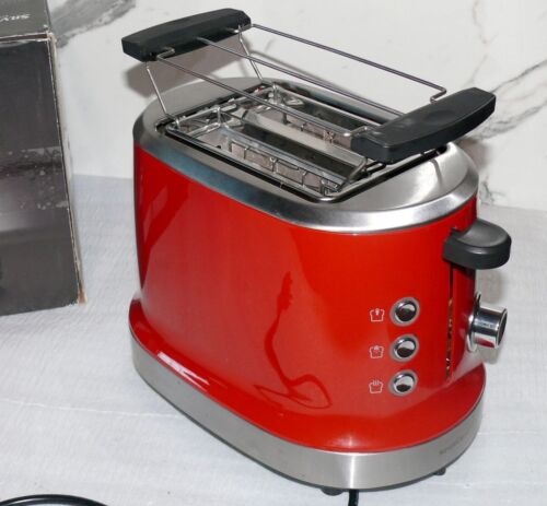 SC STD950A1 KAT Design Toaster Doppelschlitz 950W 6 Stufen Brotaufsatz Rot N1 - Bild 1 von 10