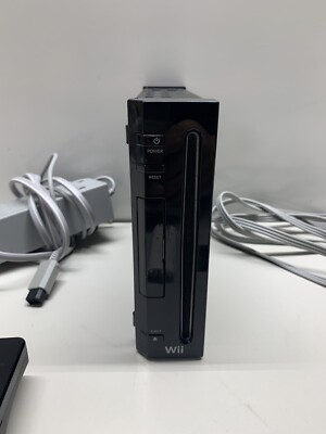 Nintendo Wii Console System Rvl-001 Black GameCube