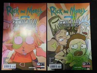 RICK AND MORTY DEATH STALKERS 1 B D ONI EXCLUSIVE ART VARIANT COMIC 2021 NM