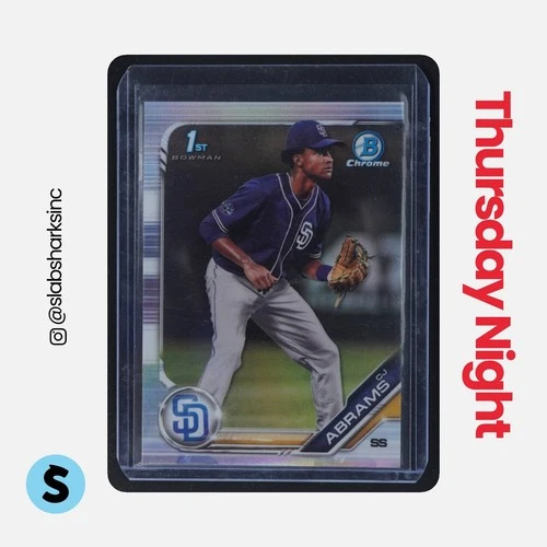 CJ Abrams 2019 Bowman CJ Abrams #BDC-85 Refractor