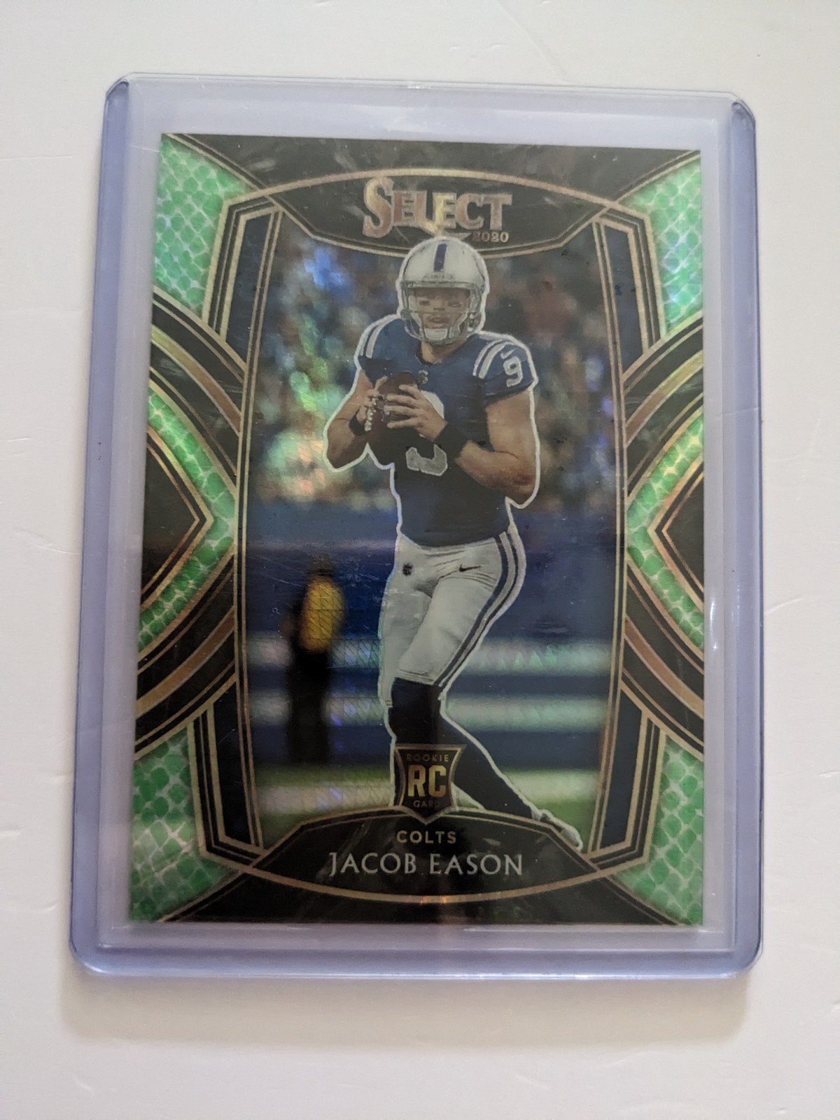 2020 Panini Select Jacob Eason 32/67 Club Dragon Scale RC Colts #248