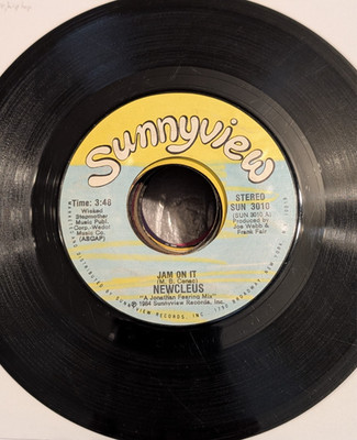 ELECTRO HIP HOP Newcleus Jam On It / Inst Sunnyview 3010 1984  HEAR IT