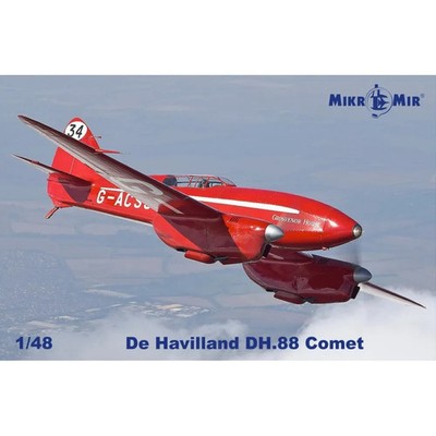 De Havilland DH-88 Comet (Plastic model kit)  1/48 MikroMir 48017