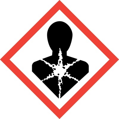 GHS Etiketten Sticker Warnung Gefahrgutklasse GHS08 Gesundheits(100 St.)