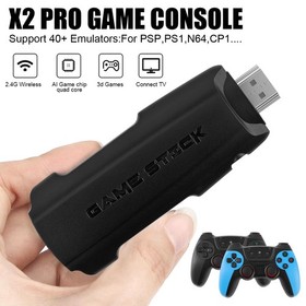 4K Retro Game Stick 30000+ Games 50 Emulators PS1 N64 DC 2 Wireless Pads