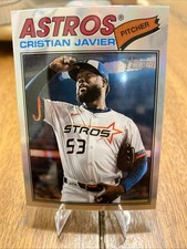 2026 Topps Heritage - Cristian Javier #330 Chrome Refractor Houston Astro’s