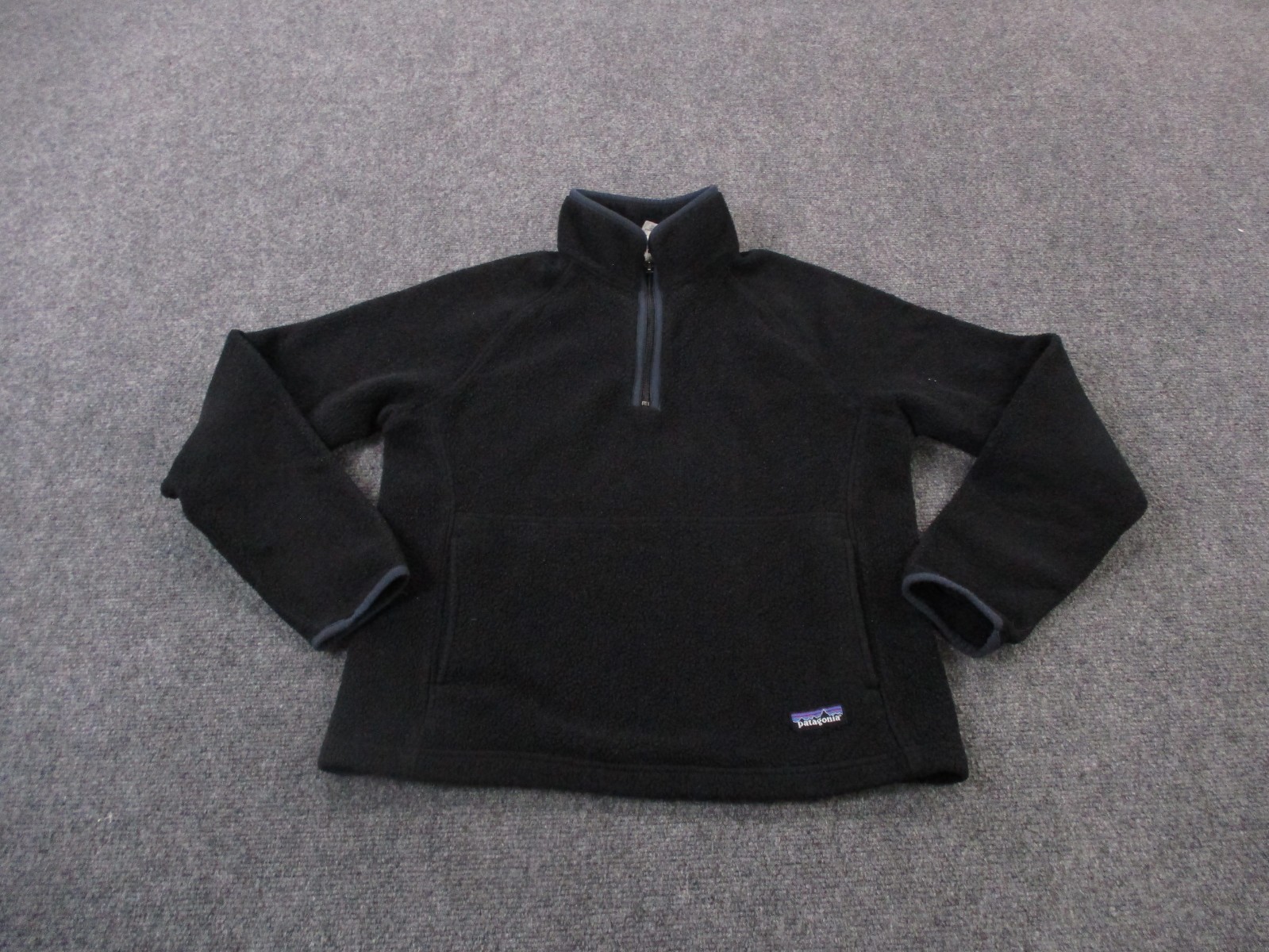 Patagonia Jacket Women S Black Fleece Outdoors Marsupial Synchilla Sweater 25740