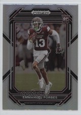 2023 Panini Prizm Draft Picks Silver Prizm Emmanuel Forbes #180 1kx5