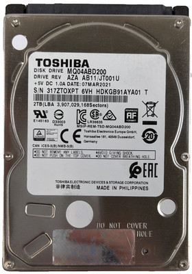 Toshiba 2TB 5400RPM SATA III 6.0Gb/s 2.5