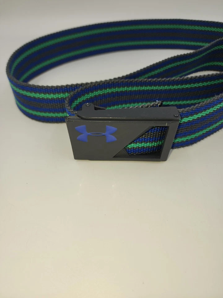 Cinto masculino Under Armour OSFM bronzeado cinto prata braçadeira fivela tamanho único - Imagem 4 de 4