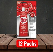 12 SHOE GOO Shoe Skate Repair Glue 3.7oz CLEAR Adhesive Protective Coating