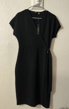 Tahari Td Women's Dress Size 10 Black