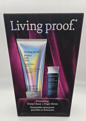Living Proof Deep Clean + High Shine Hair Geschenkset Brandneu, Originalverpackt