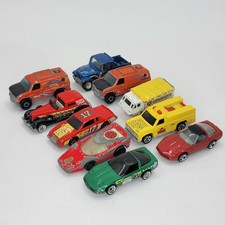 Lot of 10 Vintage Hot Wheels diecast cars 1970s 1980s corvette baja rolamatic BP