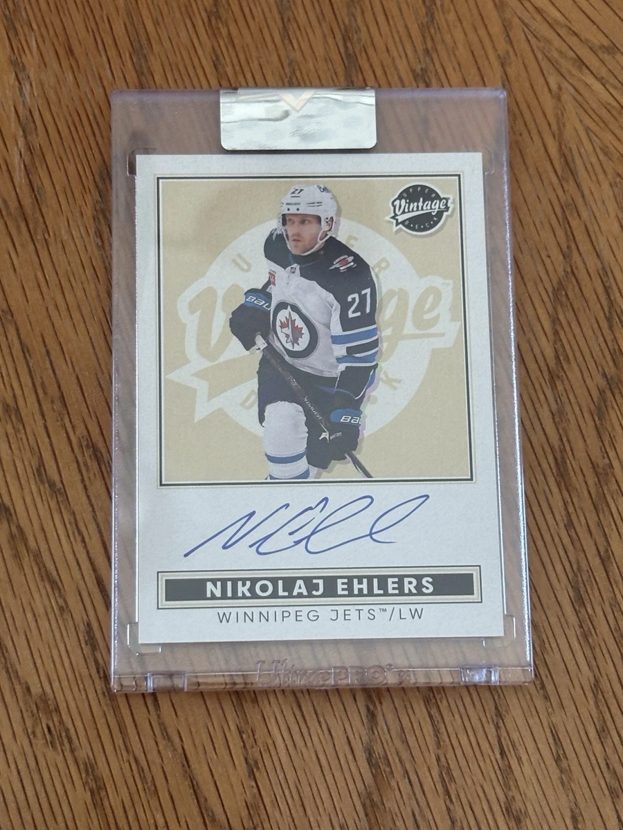 Nikolaj Ehlers Ice Hockey Sports Autographed Trading Cards for