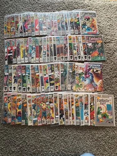 LOT OF 78 Vintage Marvel Fantastic Four Comics