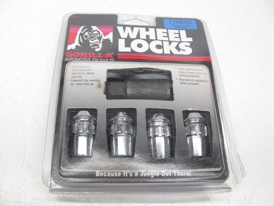 Gorilla Automotive 71641N Acorn Wheel Lock Kit (14mm X 1.50 Thread Size)