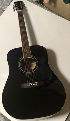Sigma DM-1 BK Black Dreadnought Acoustic Guitar by Martin Japan