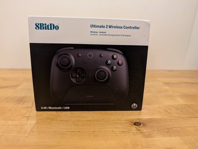 8BitDo Ultimate 2 Wireless Controllers Bundle w/ Charging Docks | Open Box