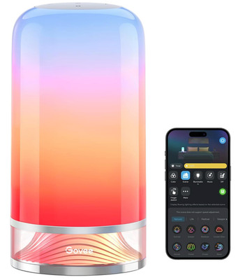 Govee LED Tischlampe, Nachttischlampe Touch Dimmbar RGBICWW, Steuerung Von Alexa
