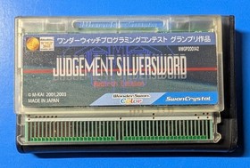 WonderSwan Color Judgement Silversword Rebirth Edition CIB WSC - US Seller