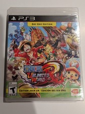 PS3 Playstation 3 One Piece Unlimited World Red Black Label NEW SEALED
