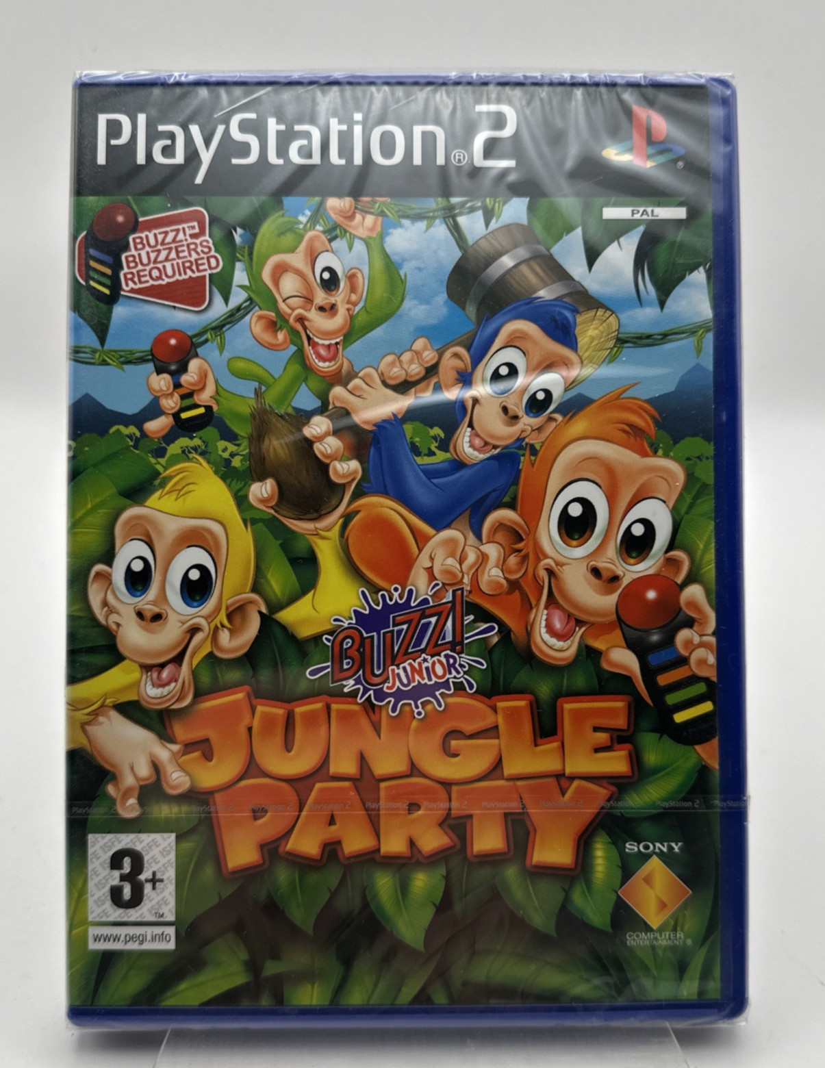 PS2 Buzz! Junior: Jungle Party, nuevo y sellado de fábrica