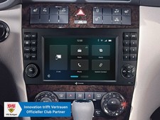 Autoradio Apple CarPlay wireless Bluetooth f&uuml;r Mercedes C-Klasse W203 Navigation