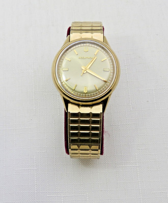 Vintage 1965 Bulova Accutron 214  Tuning Fork Watch   Working   Original Band !