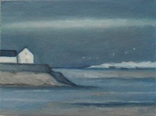 Eco di quiete I Quadro Olio su Tela 30x40 cm | Pittura Marina I Opera Originale