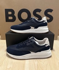 BOSS Sneaker, Mod. Kurt_Runn_sdmx_G, Gr. 41 / UK 7 / US 8, Dark Blue