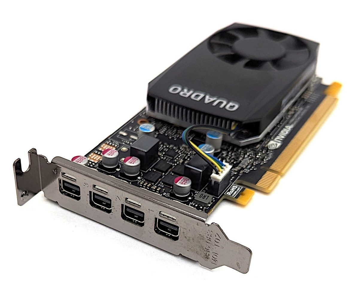 NVIDIA Quadro P620 2GB GDDR5 4x Mini DisplayPort Low Profile PCIe