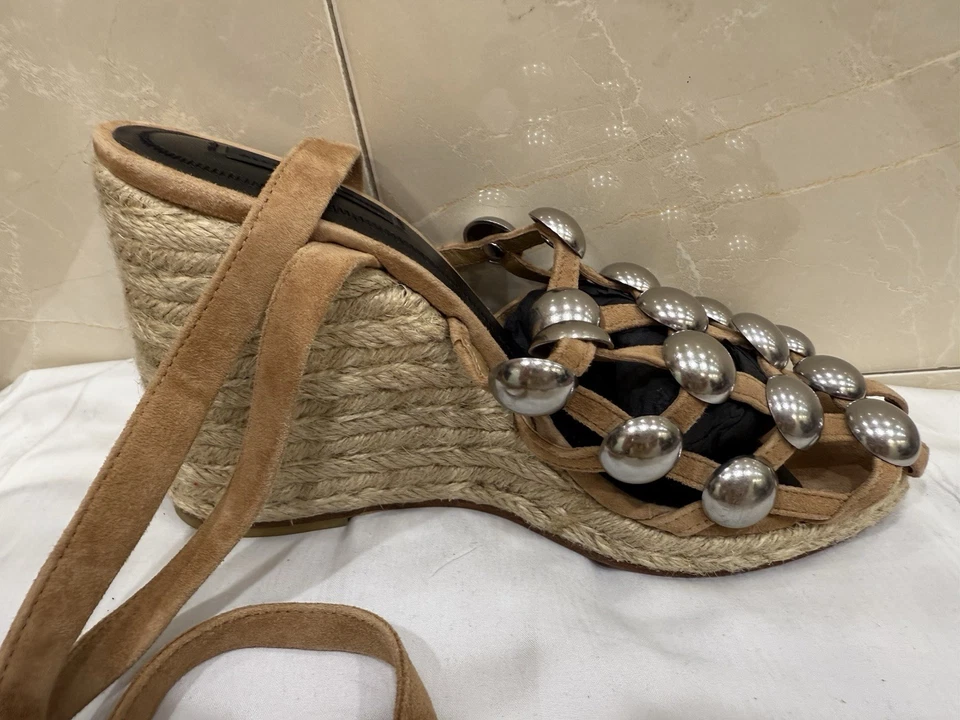 Anilhas espadrille de camurça cravejadas Alexander Wang Taylor - Imagem 3 de 4