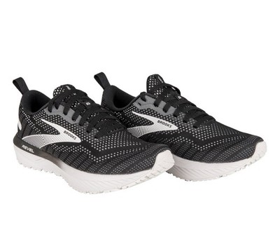 Brooks  Revel 6  Women s All-Day Responsive Athletic Shoe (Black/White) US 7