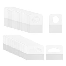 Hang Tabs 0.9x1.3 / 1.6x1.4 Inch, 120 Pcs Adhesive Hanging Tags, 2 Styles