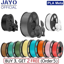 JAYO 1.1KG PLA Meta 1.75mm 3D Printer Filament High Liquidity Neatly Wound