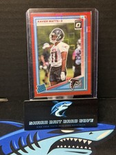 2025 Donruss #399 Xavier Watts Optic Rated Rookies Preview Red Pandora Falcons