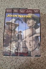 John Wayne Vhs Collectors Series 5 Pack: Hell Town Dawn Rider Man From Utah Etc