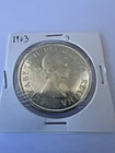 1963 Canada Silver Dollar. 80%. Elizabeth II. From Roll of Twenty