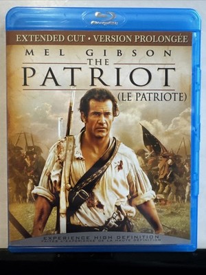 The Patriot (Blu-ray Disc, 2007, Canadian Extended Cut) Mel Gibson Rare OOP