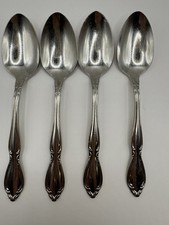 Oneida Oneidacraft Deluxe Chateau 4 Teaspoons Stainless Flatware 6 Inch