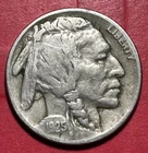 1925D US Buffalo Nickel! "Denver" Mint! FINE! Old US Coin!