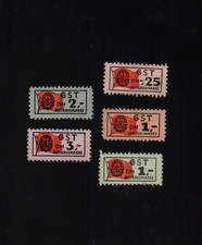 5 versch. Beitragsmarken der GST 1960/1964 - Gesellschaft f&uuml;r Sport und Technik