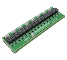 16 Channel Interface Relay Module 12VACDC 24VACDC DIN Rail Panel Mount Automa...
