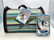 Guinea Pig Pet Carrier Travel Cage & Harness for Small Animals Bunny Hamster
