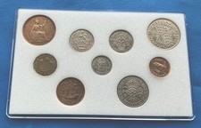 1948 COMPLETE SET OF KING GEORGE VI COINS 78TH BIRTHDAY / ANNIVERSARY IN  CASE