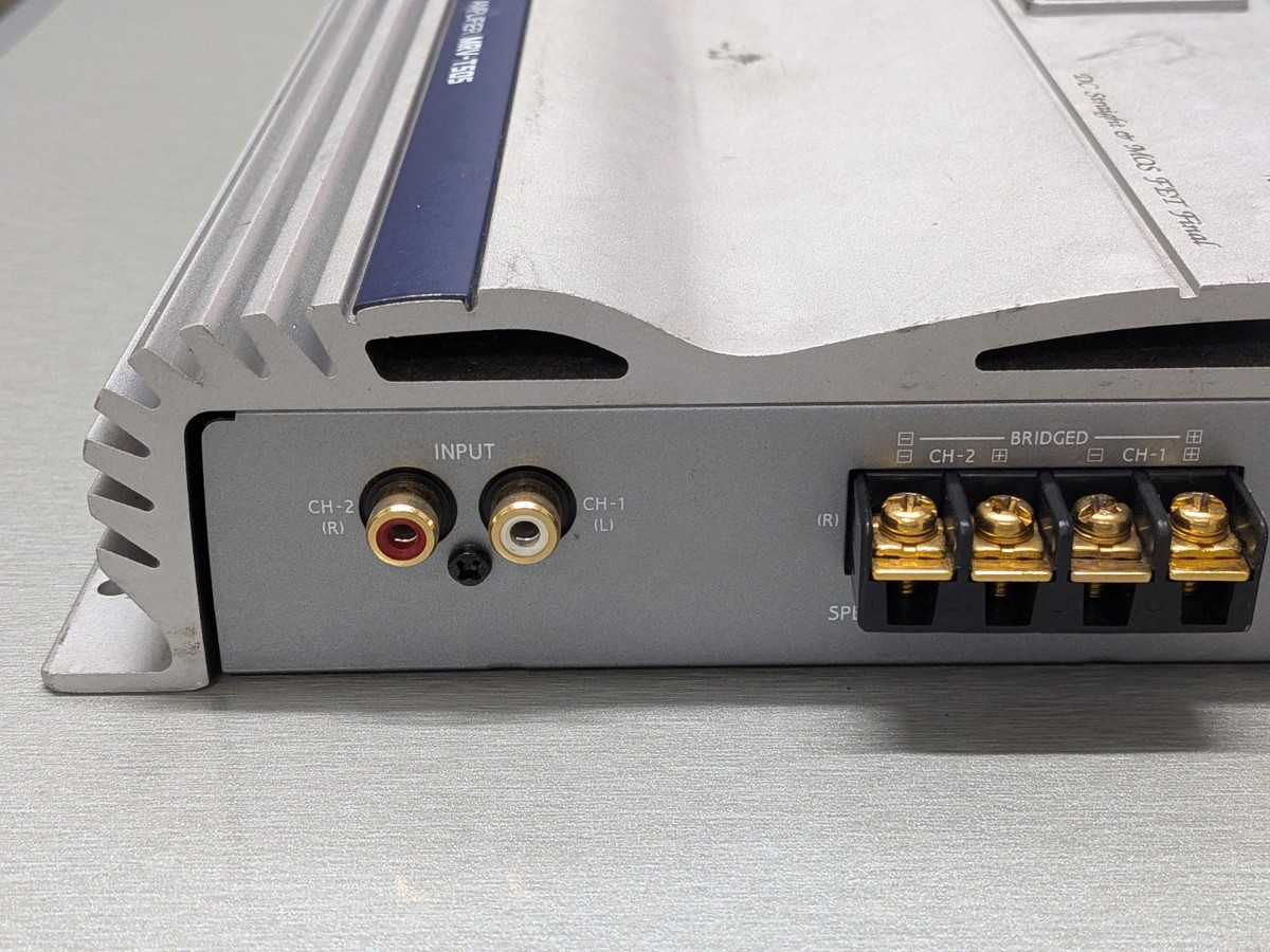 ALPINE MRV-T505 2/1 Channel Power Amplifier Sound Quality Amp Old