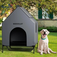 48" Dog House for Outdoor Indoor, X-Large Dog Houses Weatherproof 600D PVC with