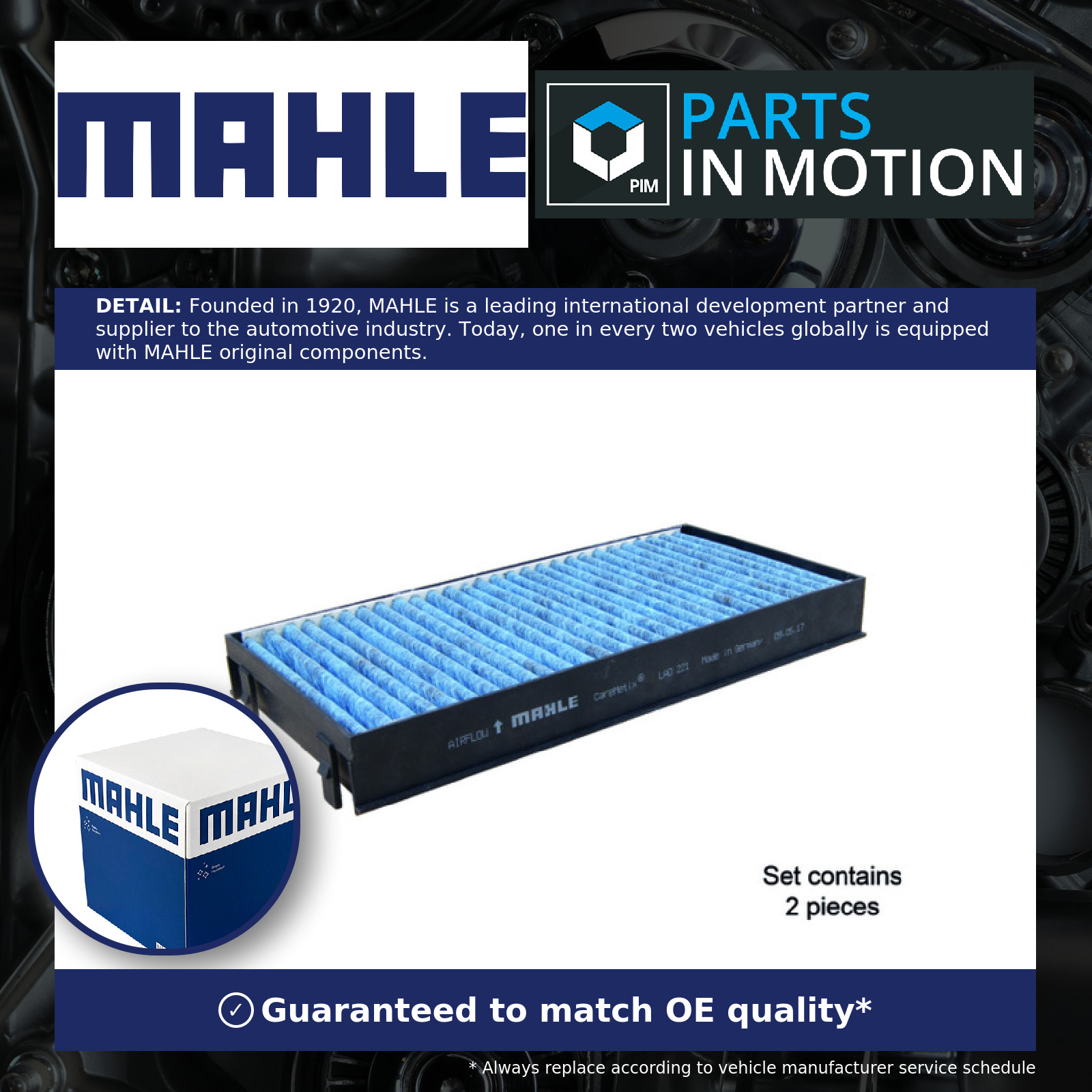 Cabin filter Activated Carbon Filter LAO 221/S MAHLE for BMW X5 X6 - Image 6