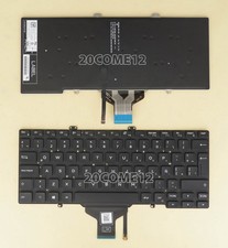 New for DELL Latitude 7400 Keyboard Backlit Latin Spanish Not for 7400 2 IN1